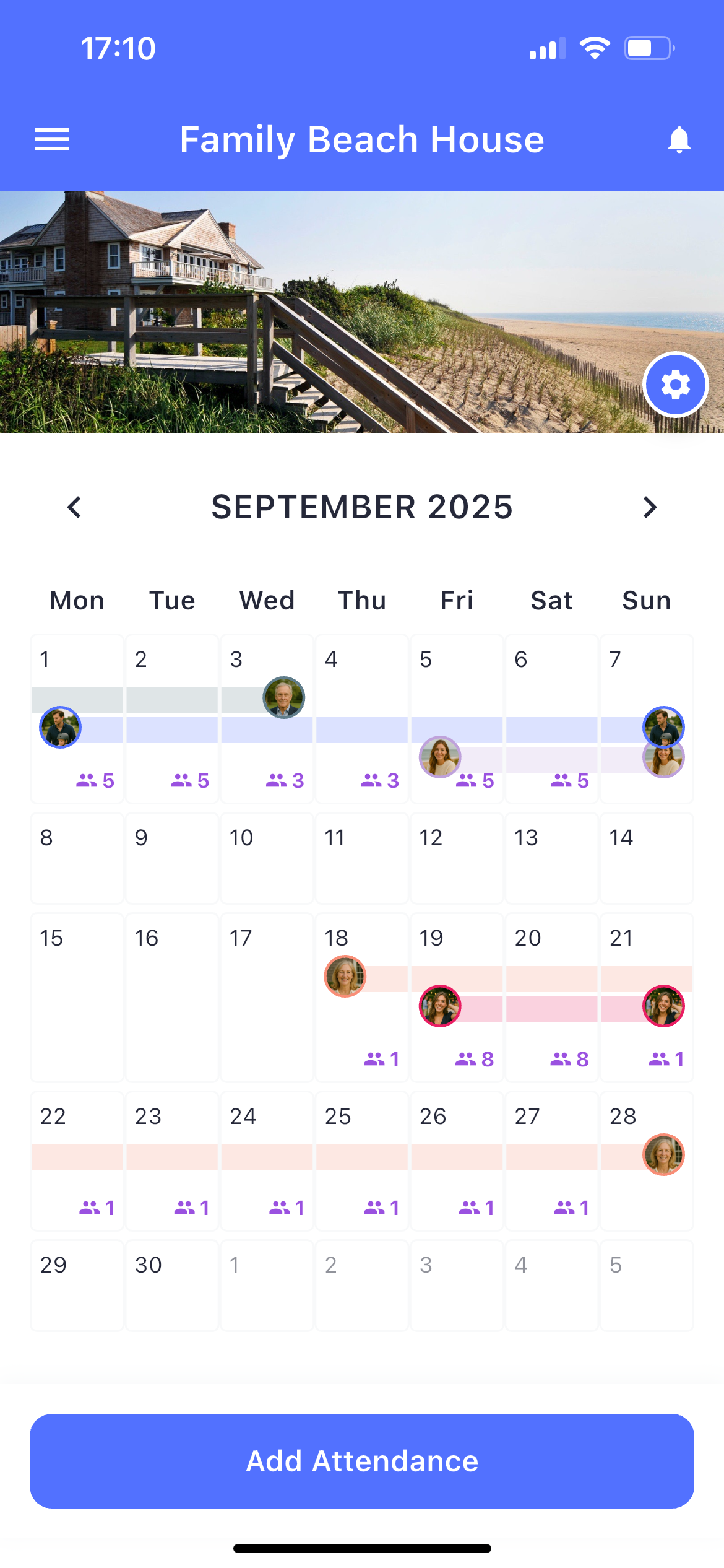Who'sHome App Homepage