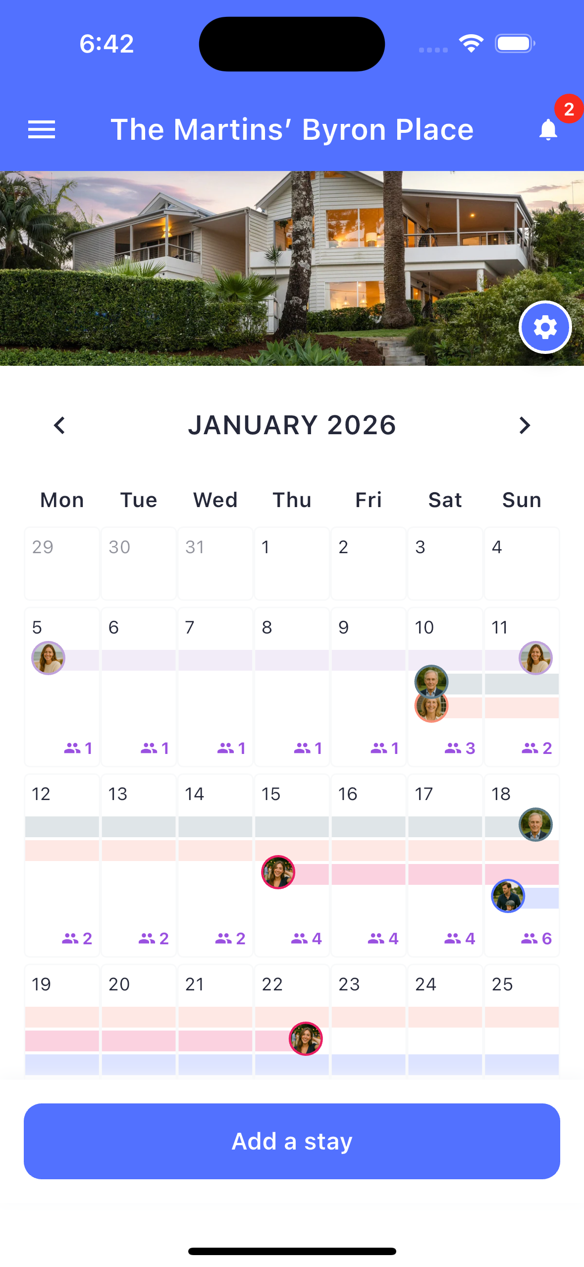 Who'sHome App Homepage