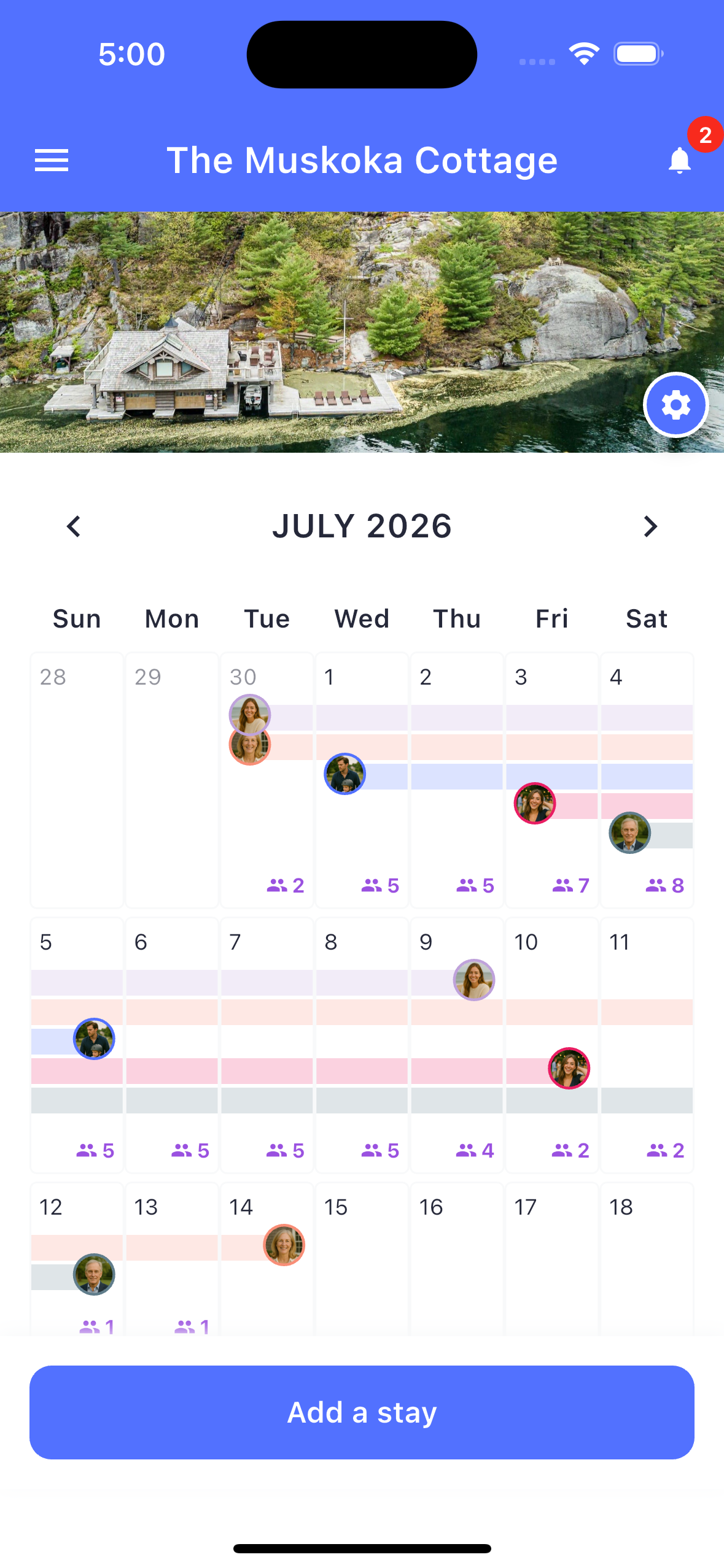Who'sHome App Homepage