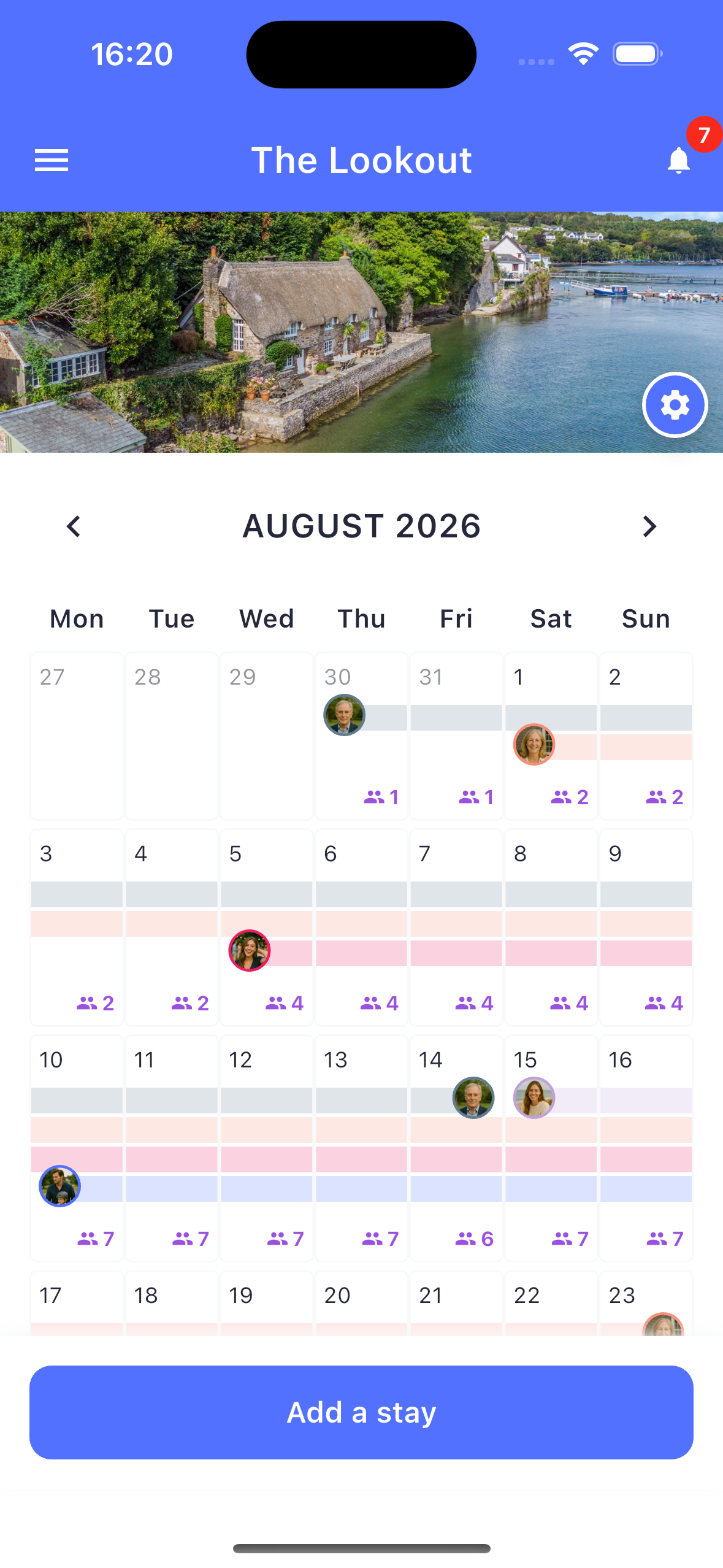 Who'sHome App Homepage